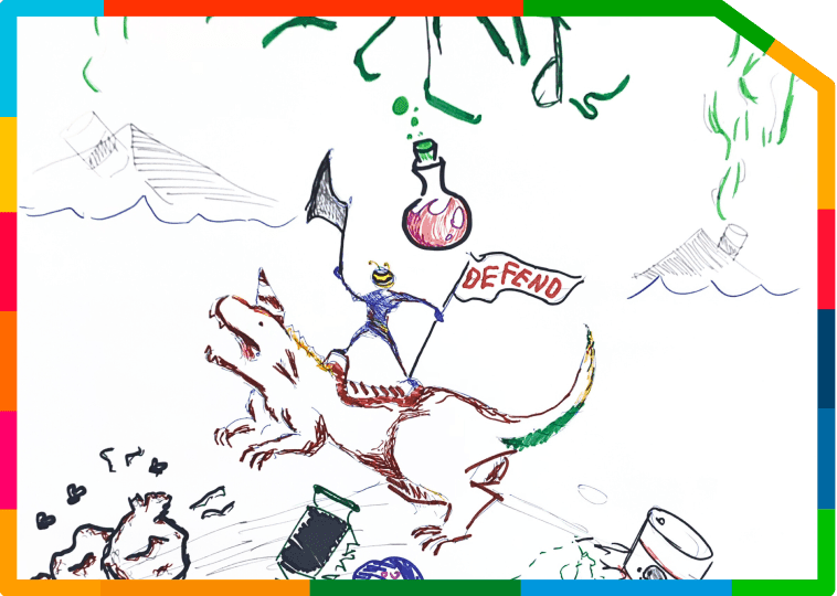 SDG Hero workshop game artwork from Malaysia