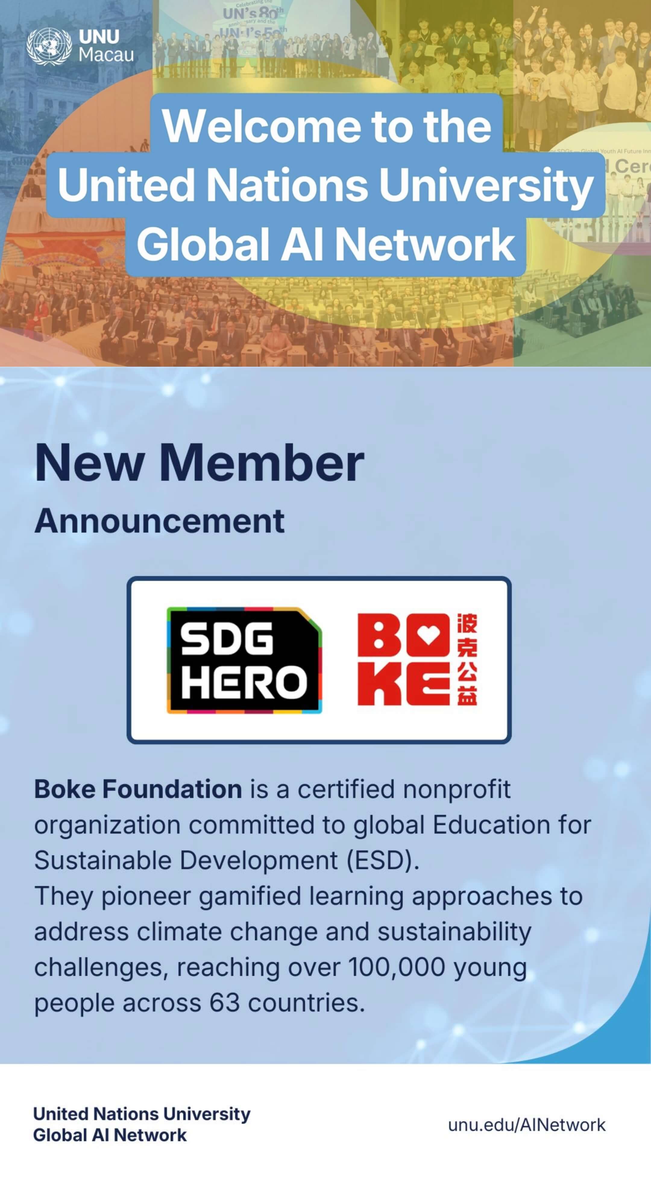 BOKE Foundation Joins UNU Global AI Network